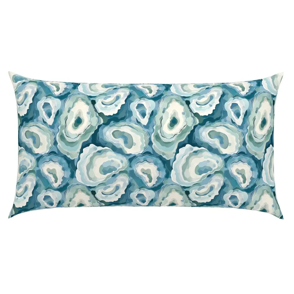 Shuck & Awe Med. Scale King Pillow Sham - Teal product