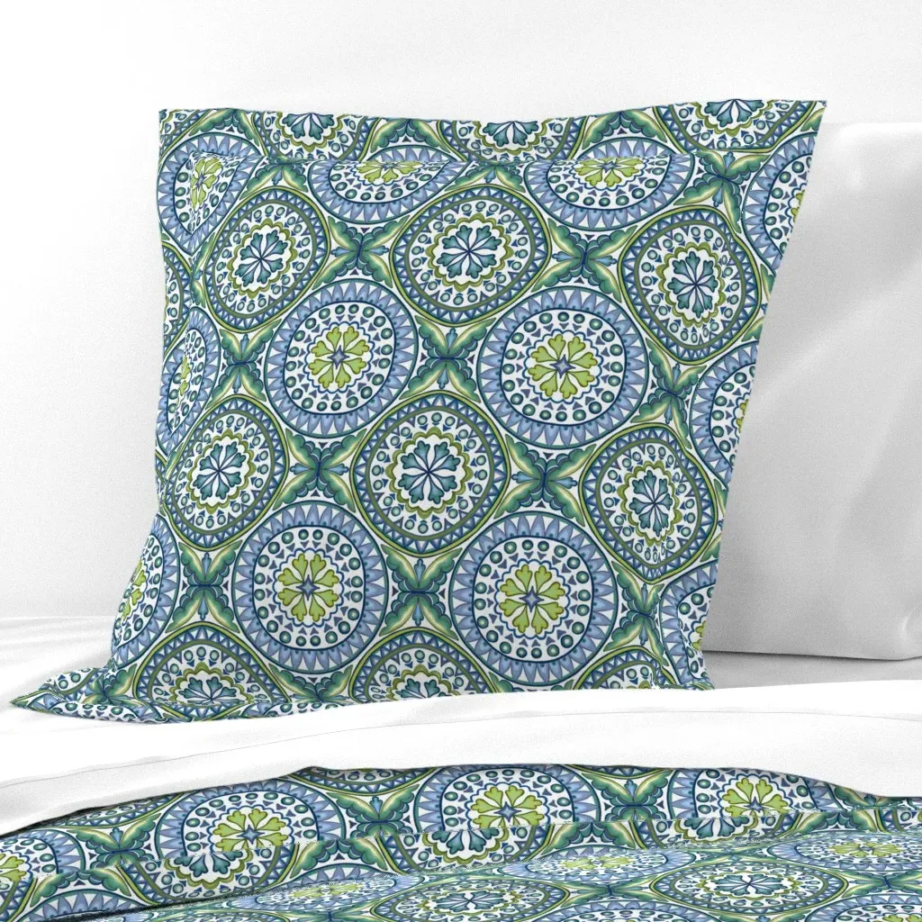 Sicilyblue Euro Pillow Sham - Teal product