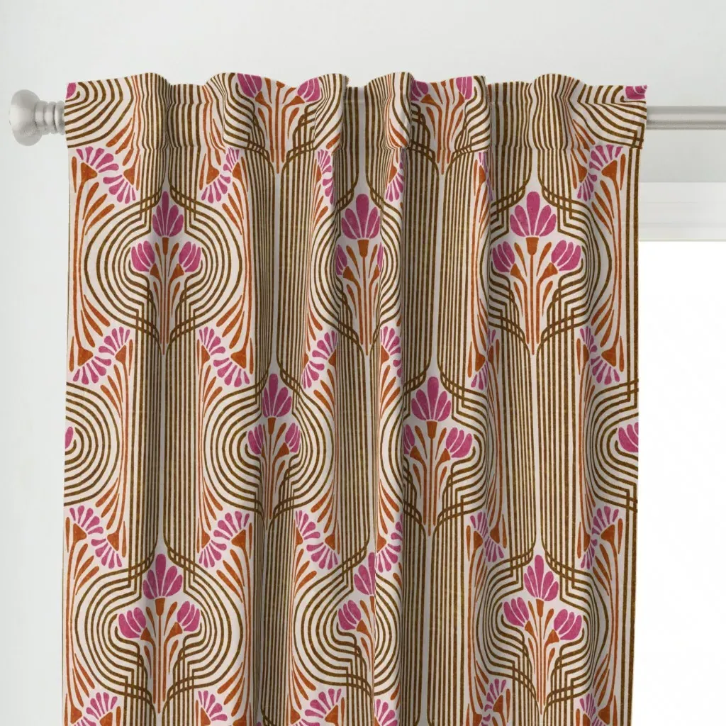 Siegfried Curtain Panel - Brown alternate view