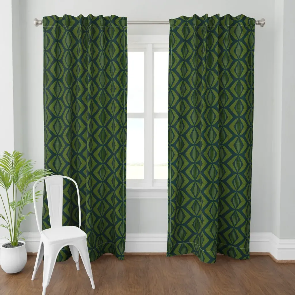 Simply Prism Curtain Panel - Dark Teal product