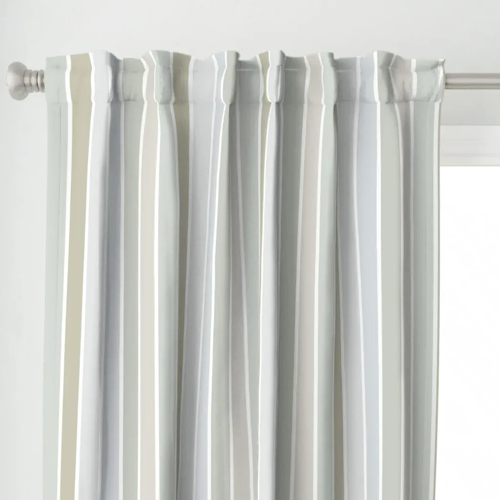 Six Color Vertical Curtain Panel - Gray alternate view