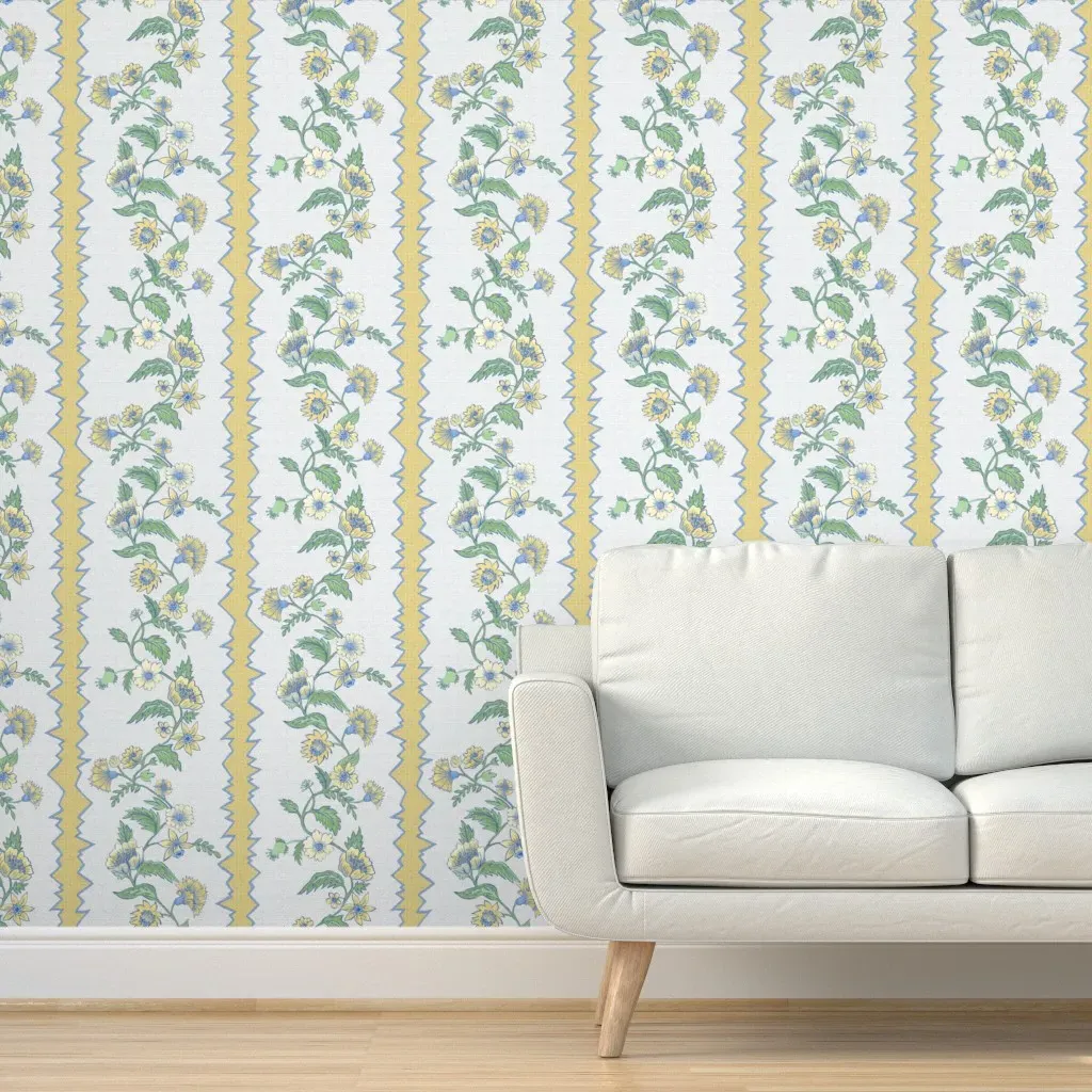 Sloane Provence Peel and Stick Wallpaper - Mustard Yellow product