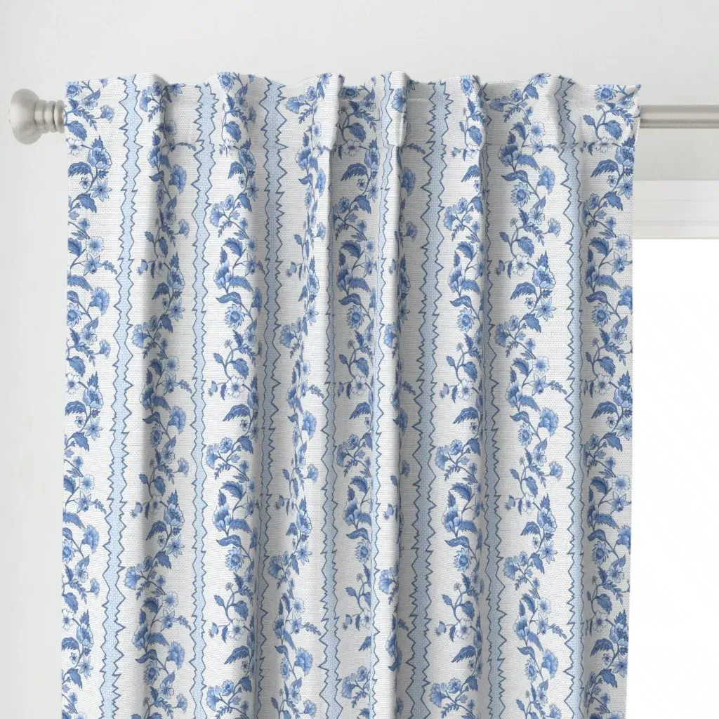 Sloane1 Small Curtain Panel - Cobalt Blue alternate view