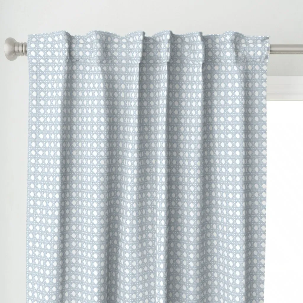 Small Sally Curtain Panel - Light Blue alternate view