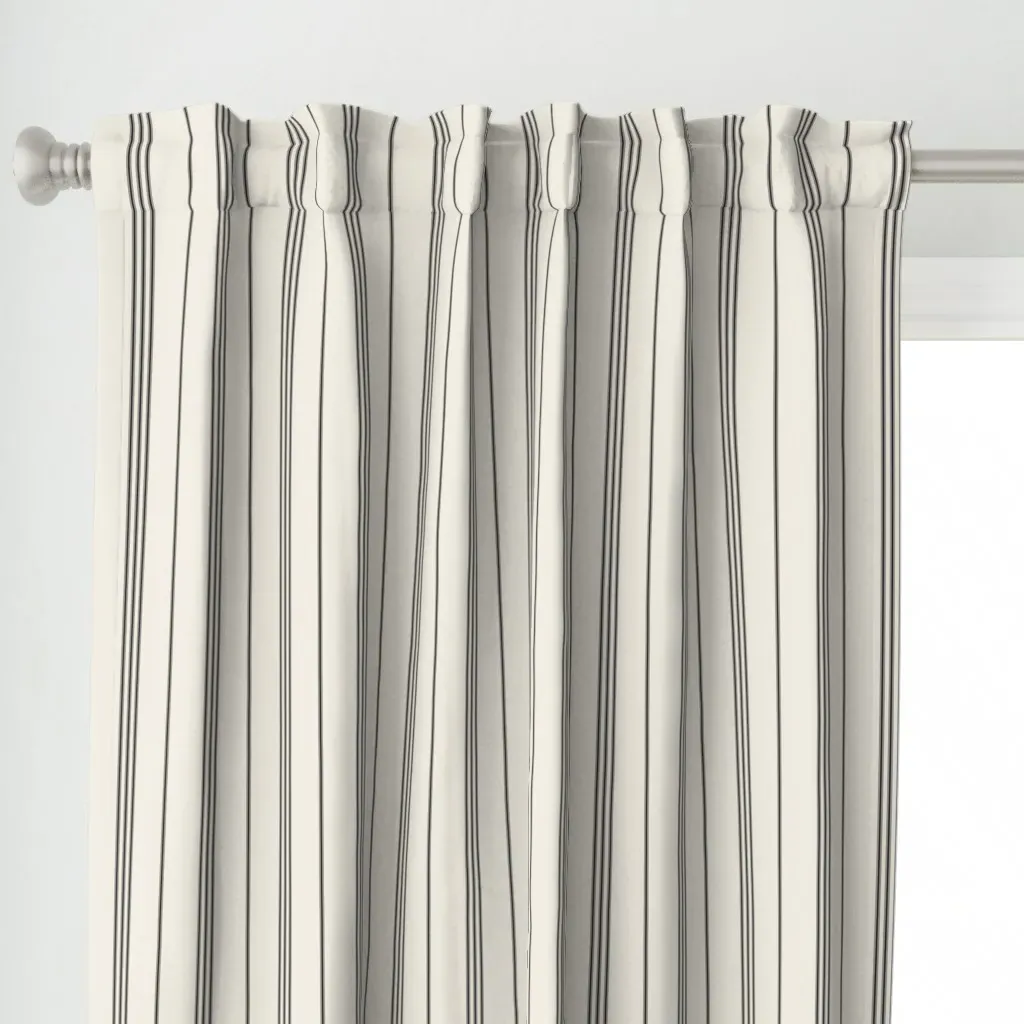 Small Scale Classic Curtain Panel - Off-White alternate view