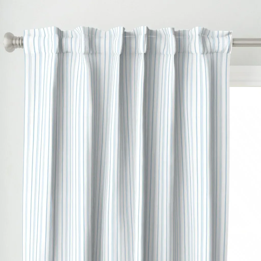 Small Wobbly Vertical Curtain Panel - Blue alternate view
