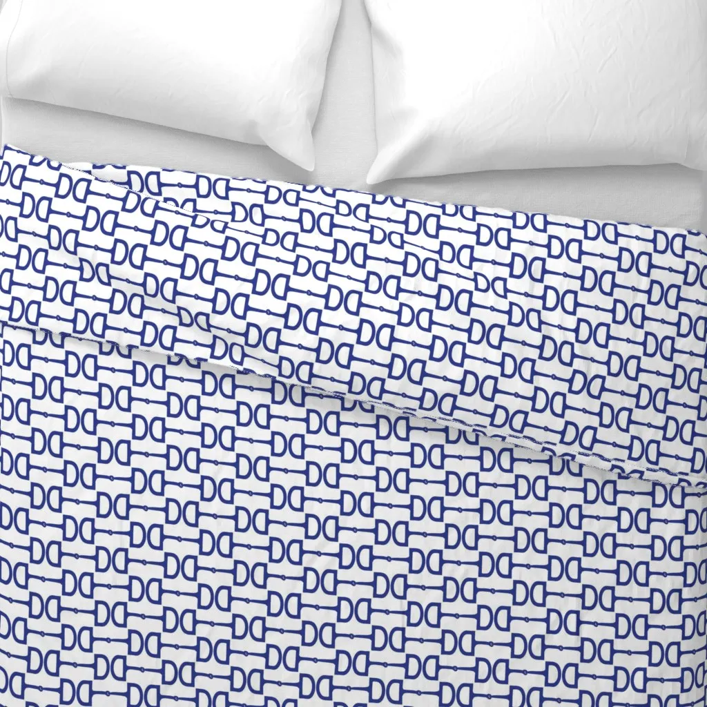 Snaffle Bits Nautical Duvet Cover - Blue alternate view