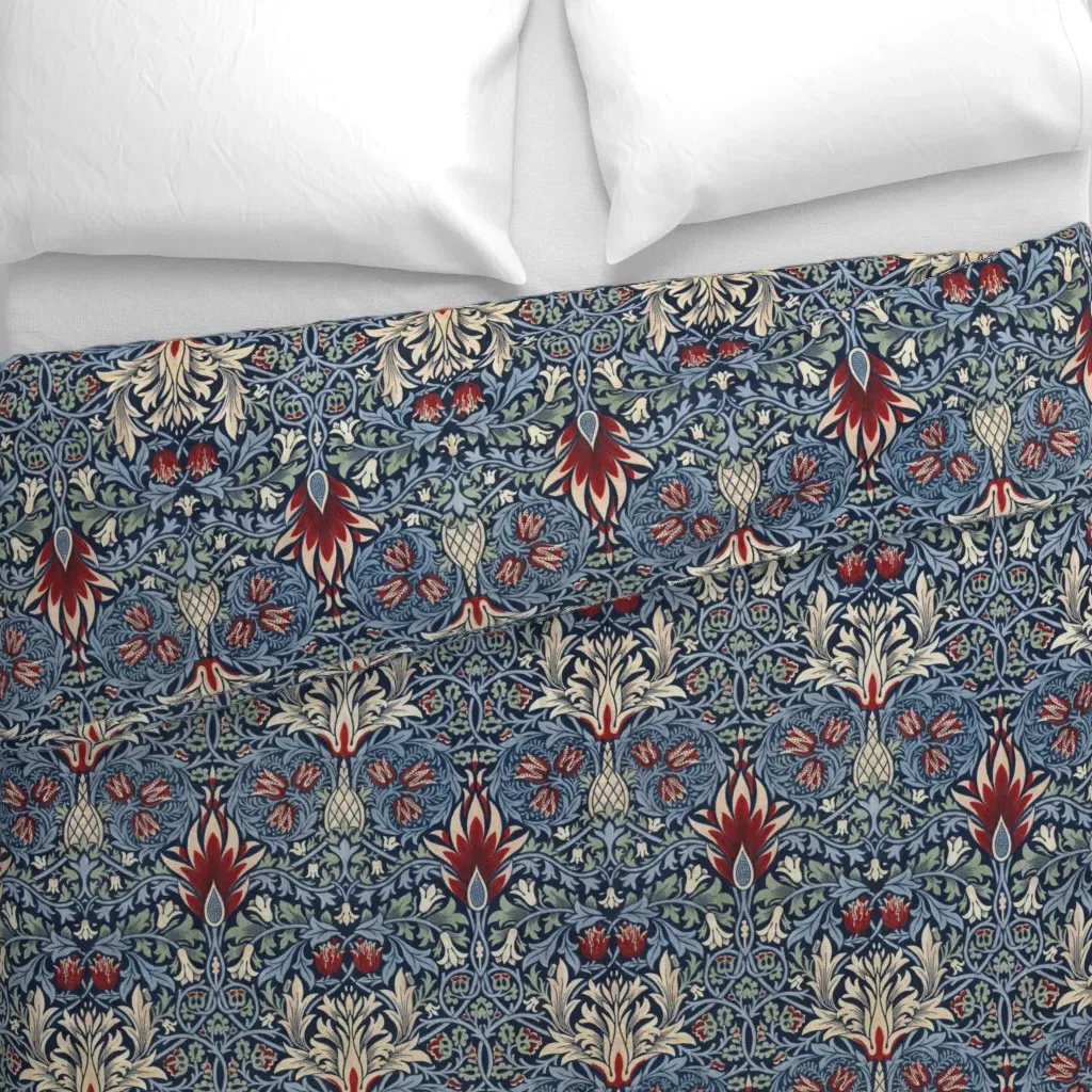 Snakeshead Vibrant Original Duvet Cover - Dark Blue alternate view