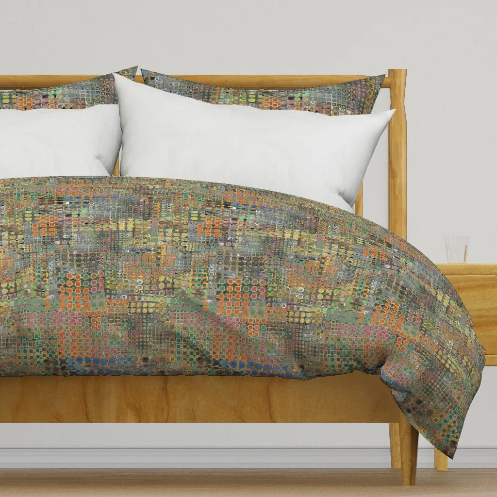 Soft City Duvet Cover - Green product