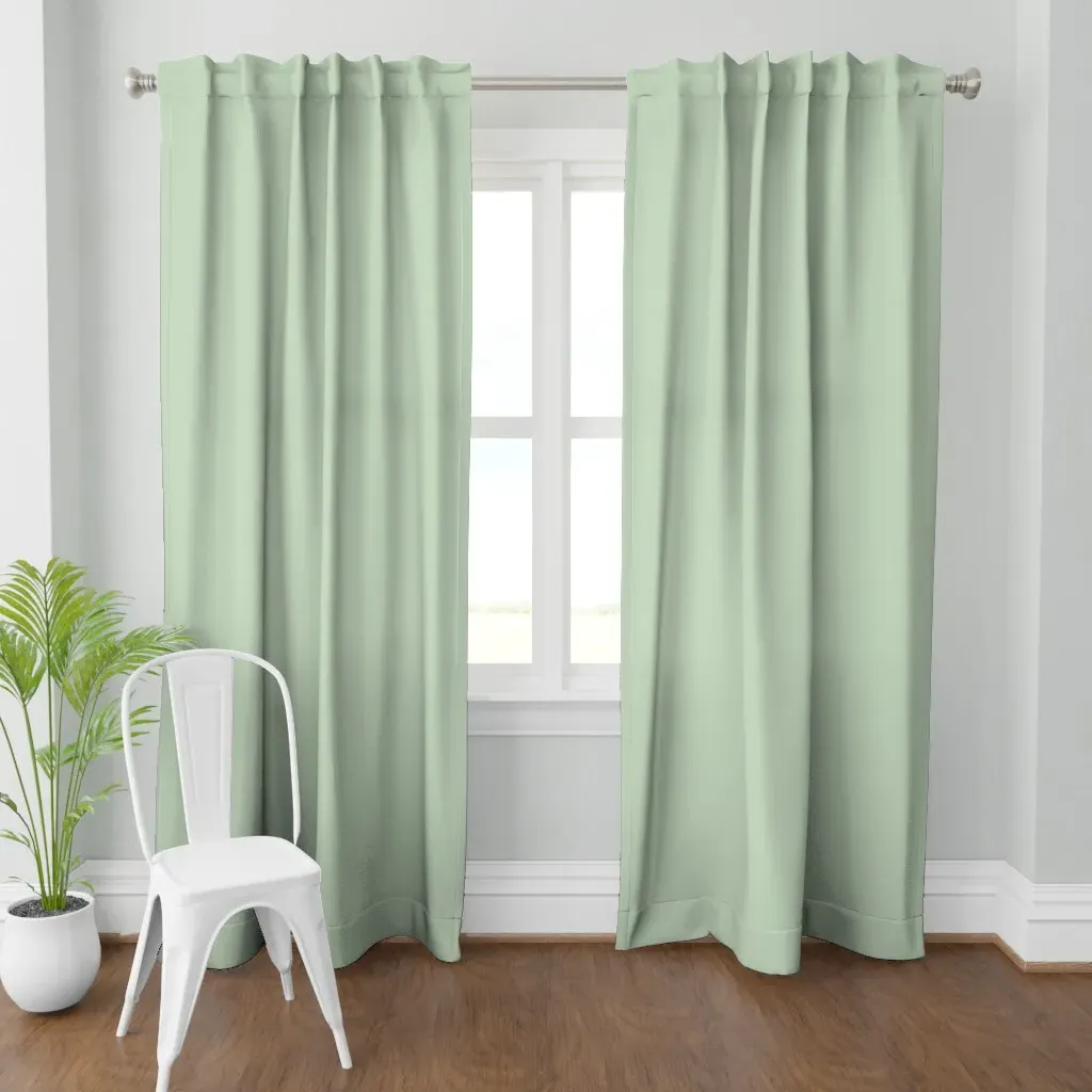 Solid Curtain Panel - Sage Green product