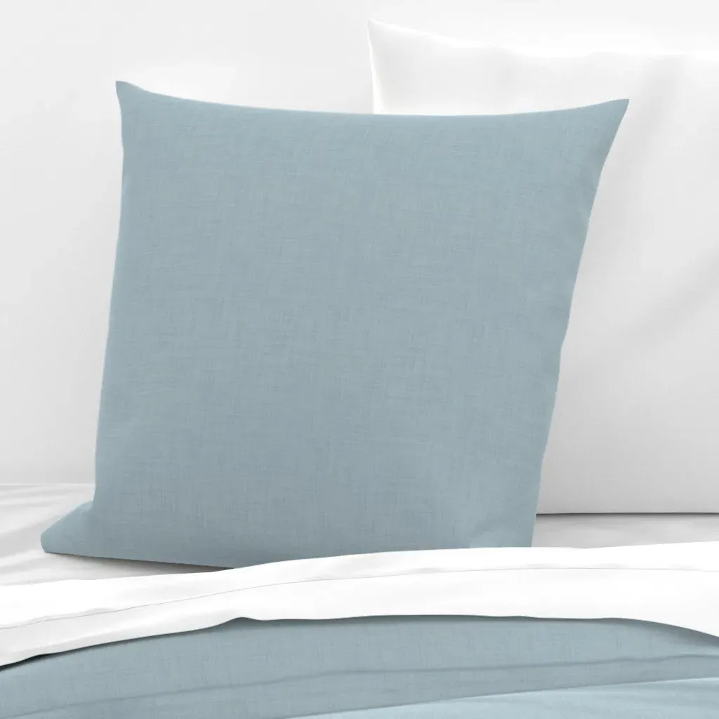 Solid Linen Euro Pillow Sham - Light Blue product