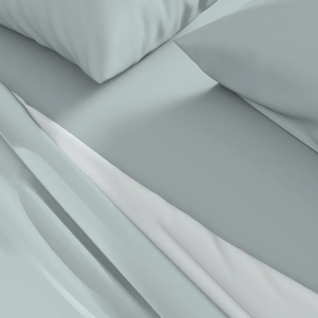 Solid Tradewind SW 6218 Full Sheet Set - Gray-Blue alternate view