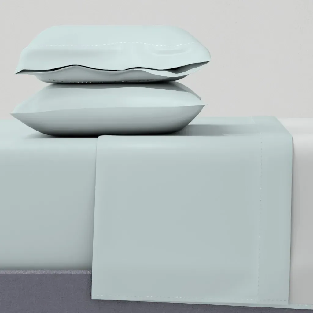 Solid Tradewind SW 6218 Full Sheet Set - Gray-Blue product