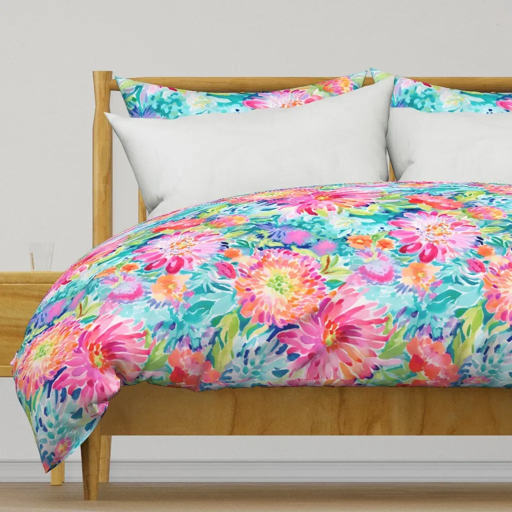 Sophia Preppy Summer Duvet Cover - Pink product