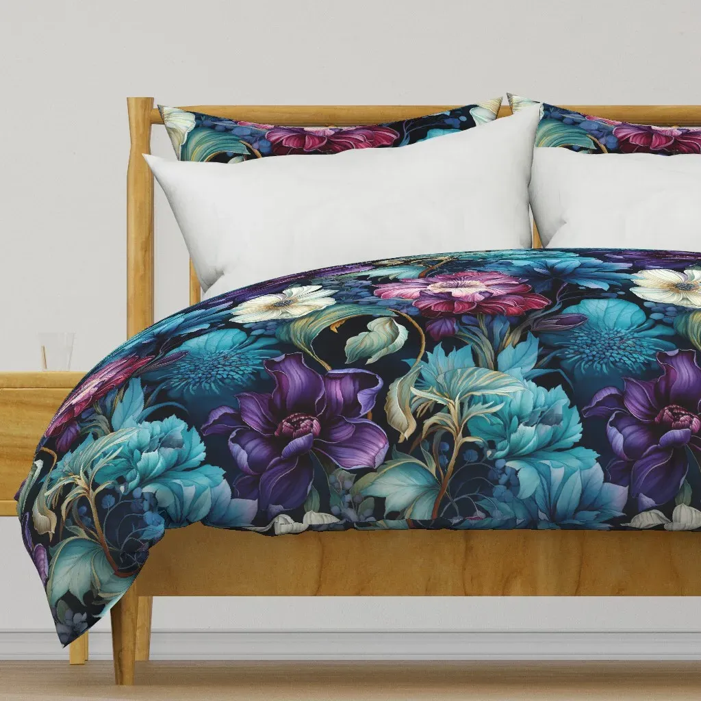 Southern Gothic V3 10 Duvet Cover - Deep Purple product