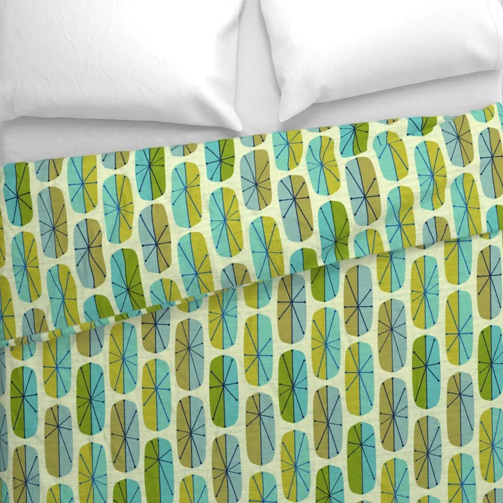 Space Shield Duvet Cover - Teal alternate view