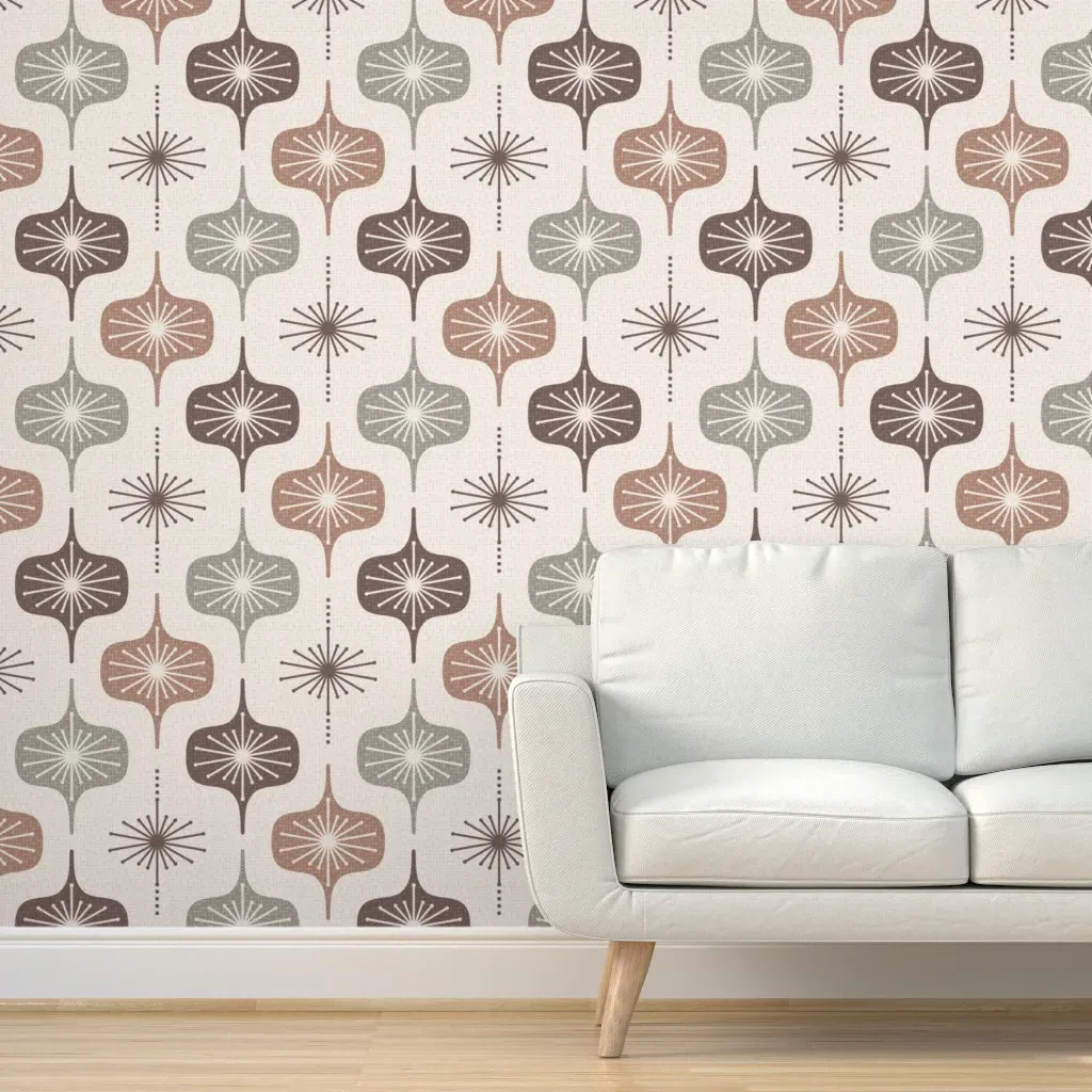 Sparkling Ogee Peel and Stick Wallpaper - Taupe product