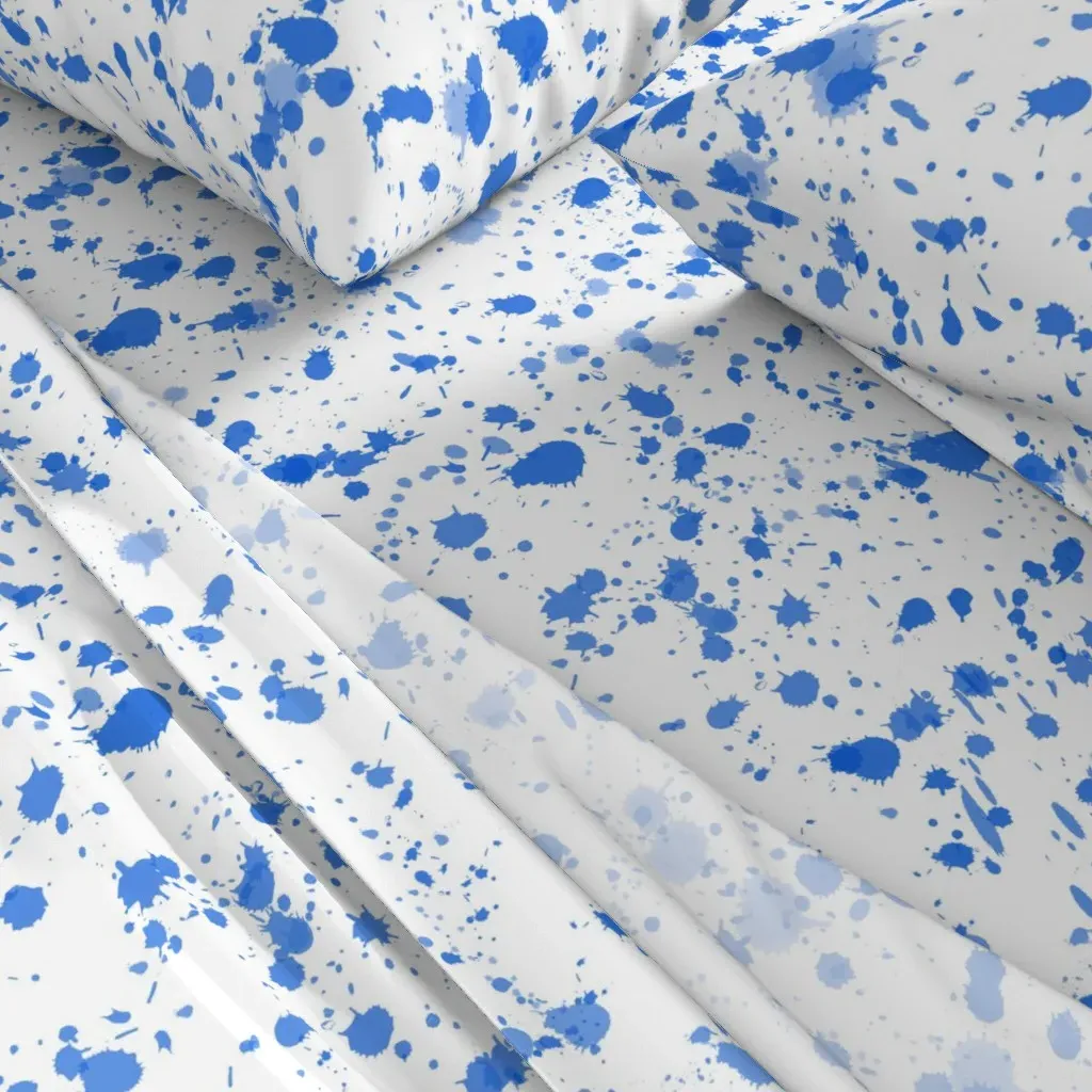 Splat Full Sheet Set - Blue alternate view