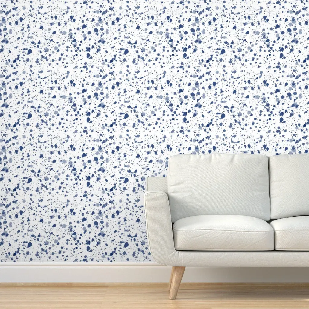 Splat Peel and Stick Wallpaper - Indigo product