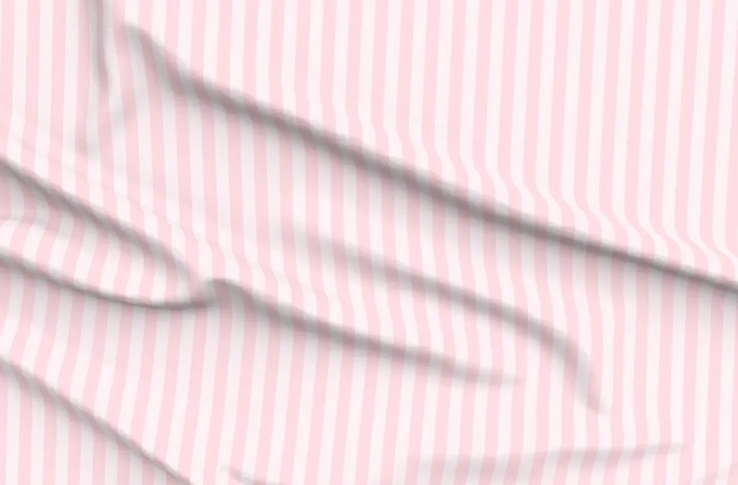 Sport Pique 2 Inch Candy Stripe Fabric - Light Pink product