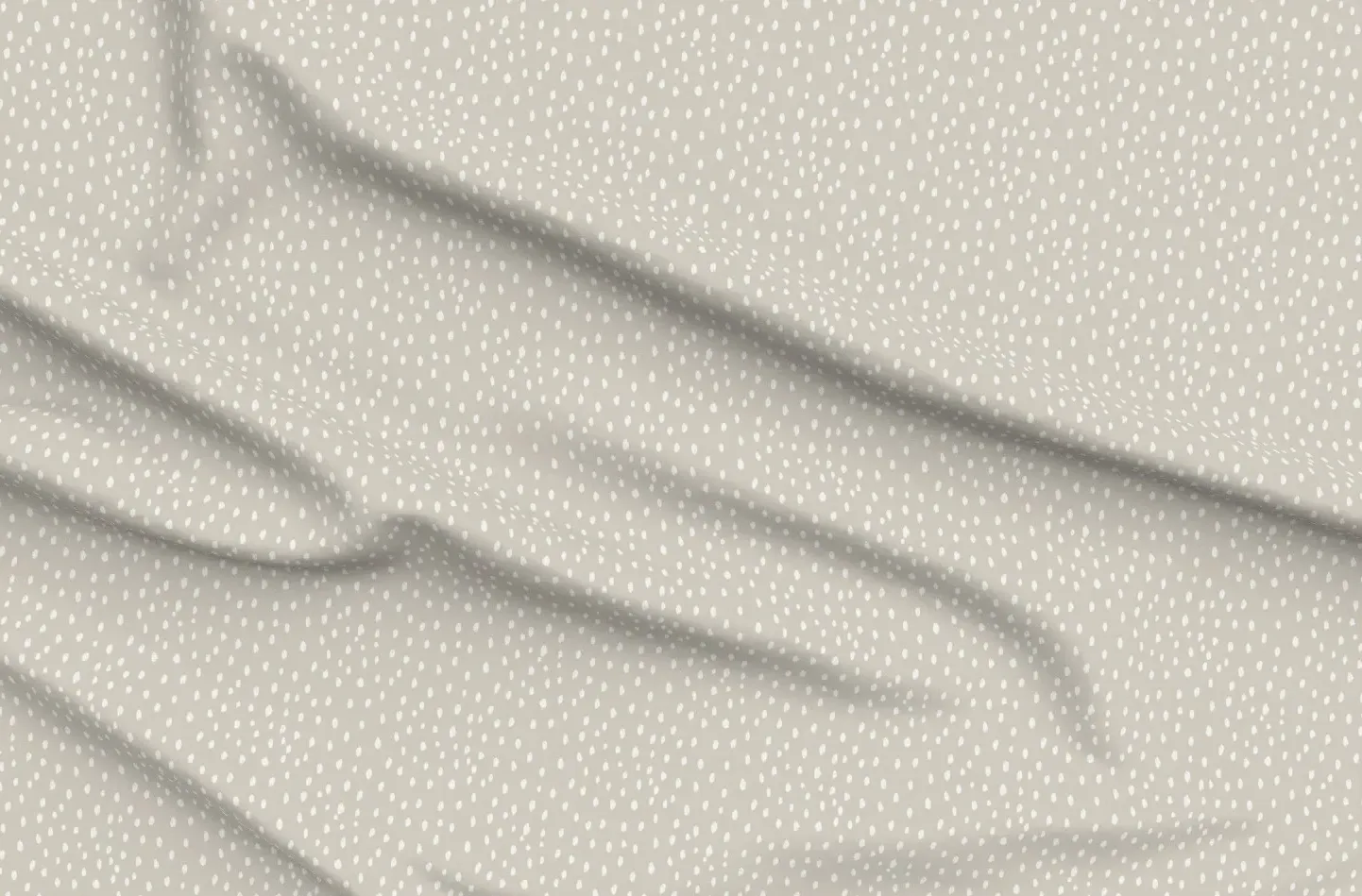 Sport Pique Dots Print Fabric by the Yard - Off-White product