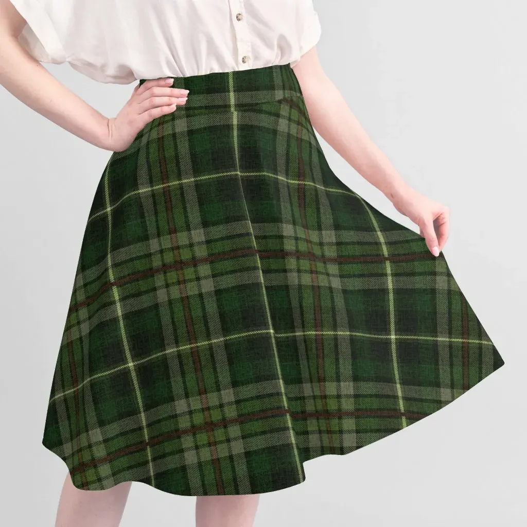Sport Pique Plaid Fabric Yardage - Dark Forest Green alternate view