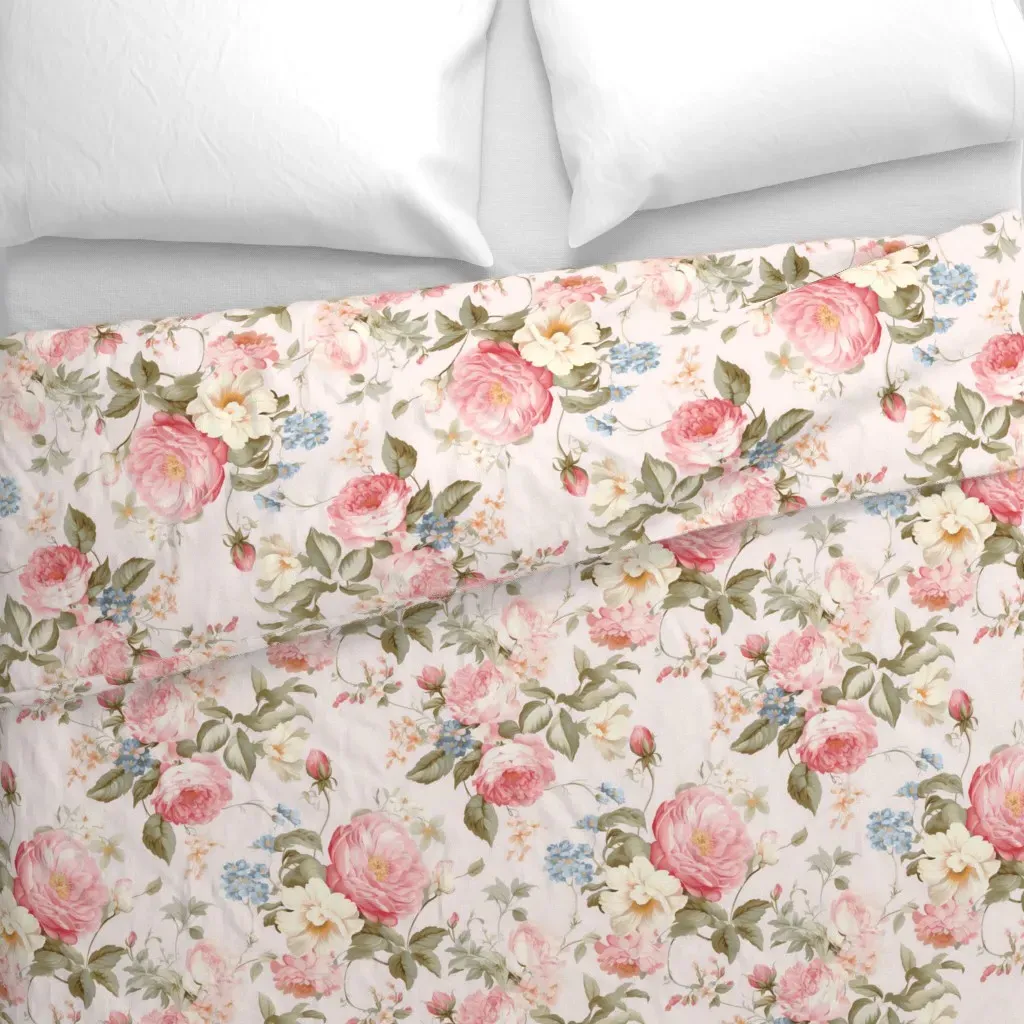 Spring Fling Floral Duvet Cover - Pink alternate view