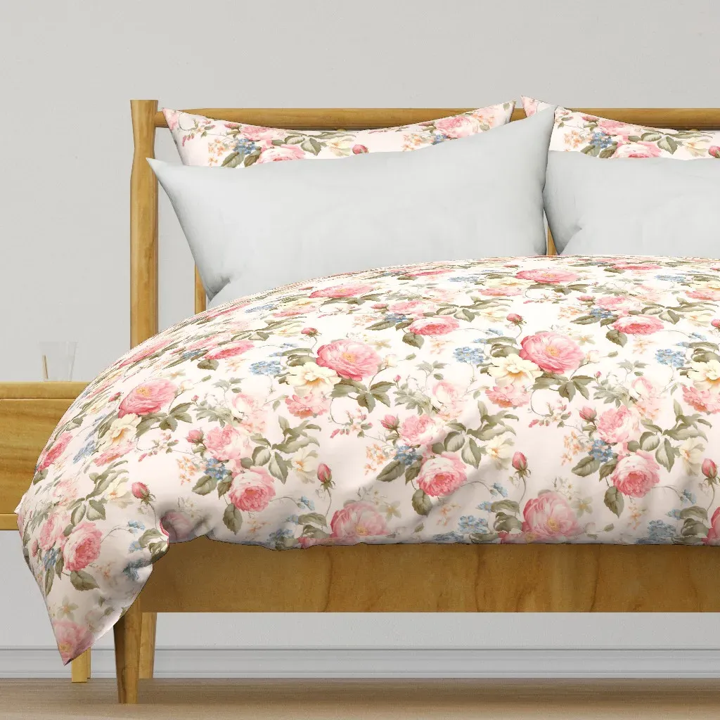 Spring Fling Floral Duvet Cover - Pink product