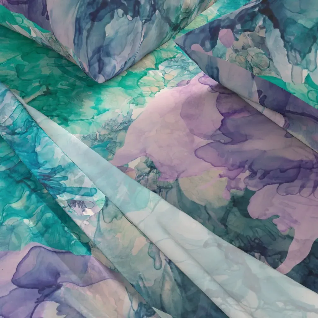 Spring Fling L Queen Sheet Set - Teal alternate view