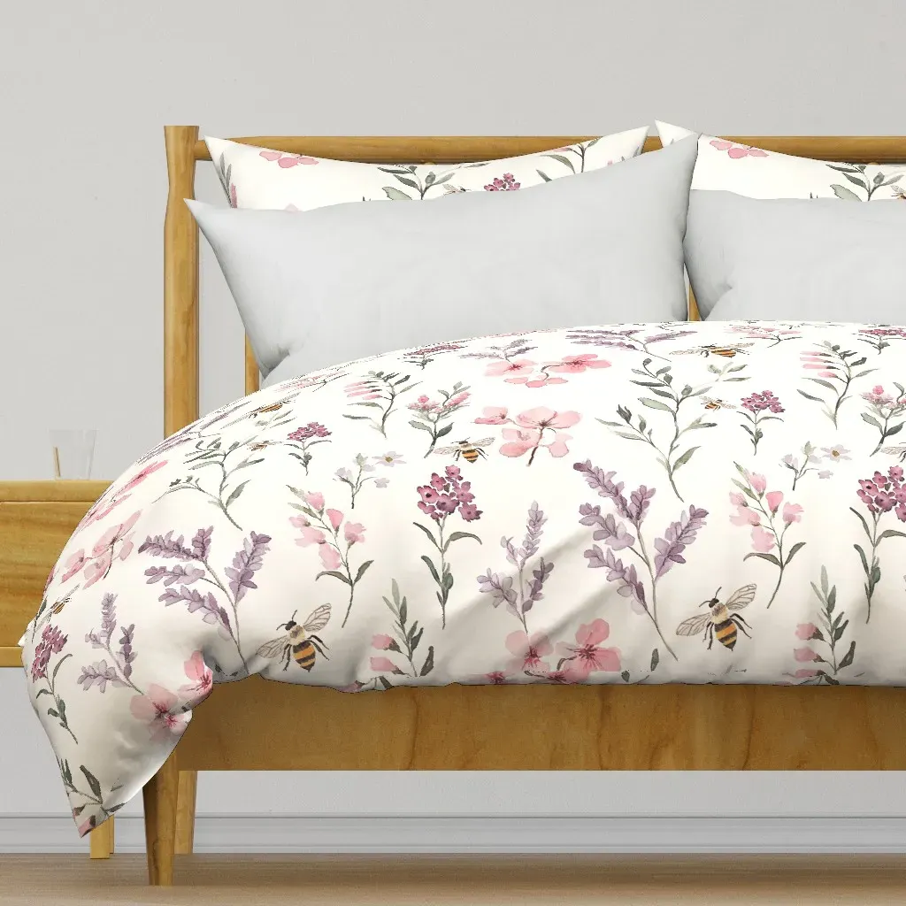 Spring Meadow8 Duvet Cover - Pink product