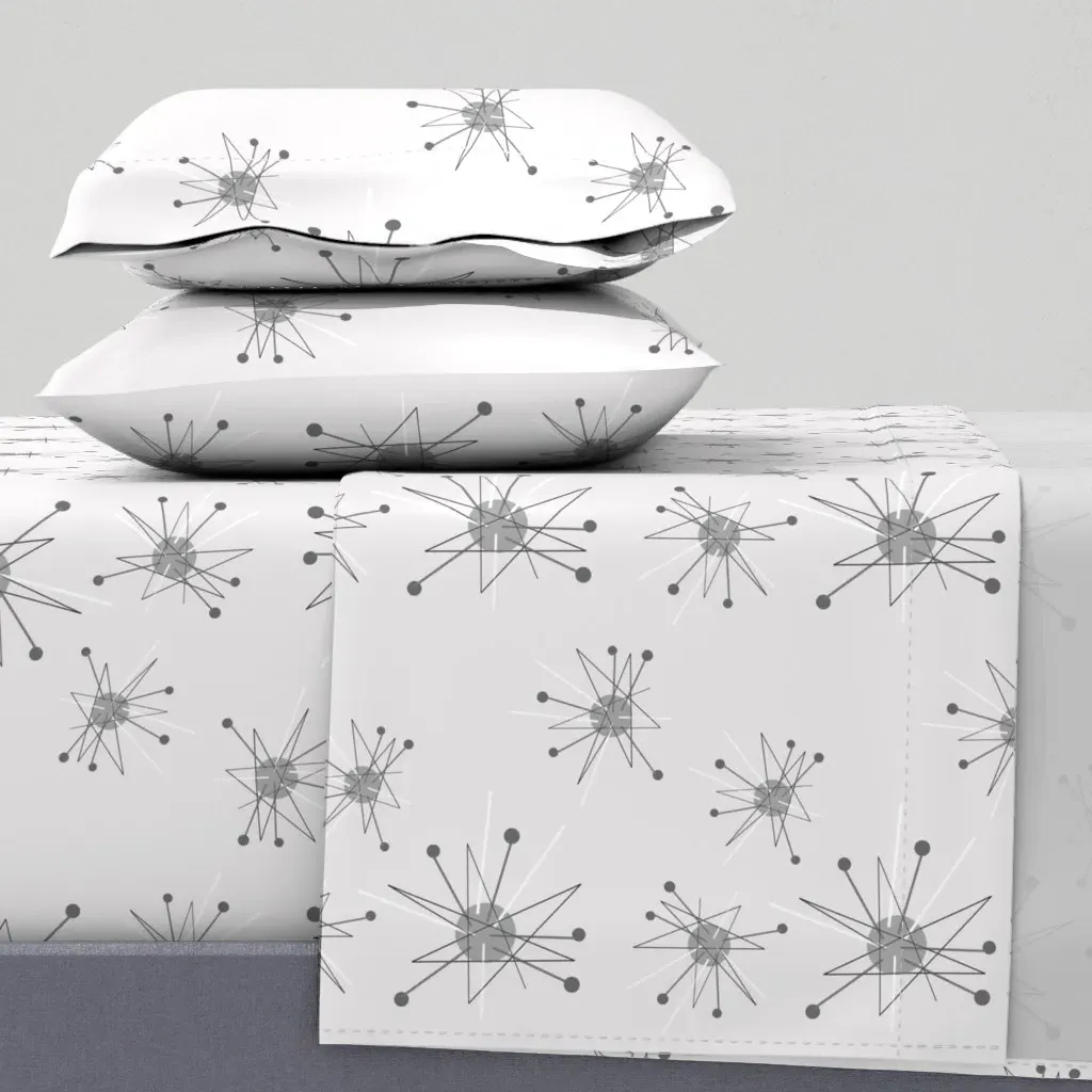 Sputnik King Size Sheet Set - Gray product
