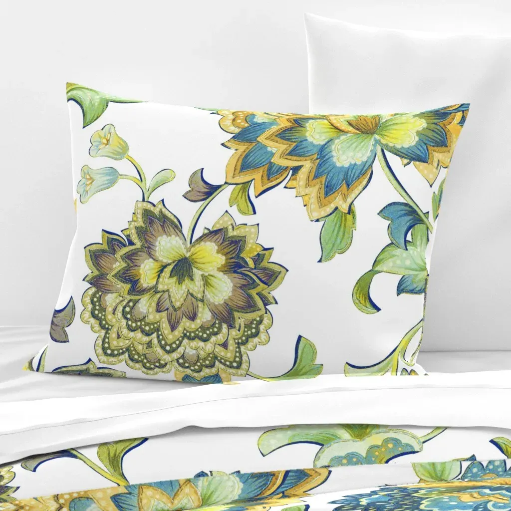 Standard Knife Edge Cushion Cover - Gold, Cotton Sateen product