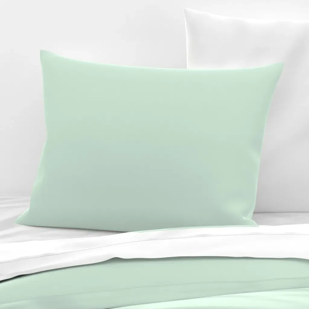 Standard Knife Edge Cushion Cover - Mint, Cotton Sateen product