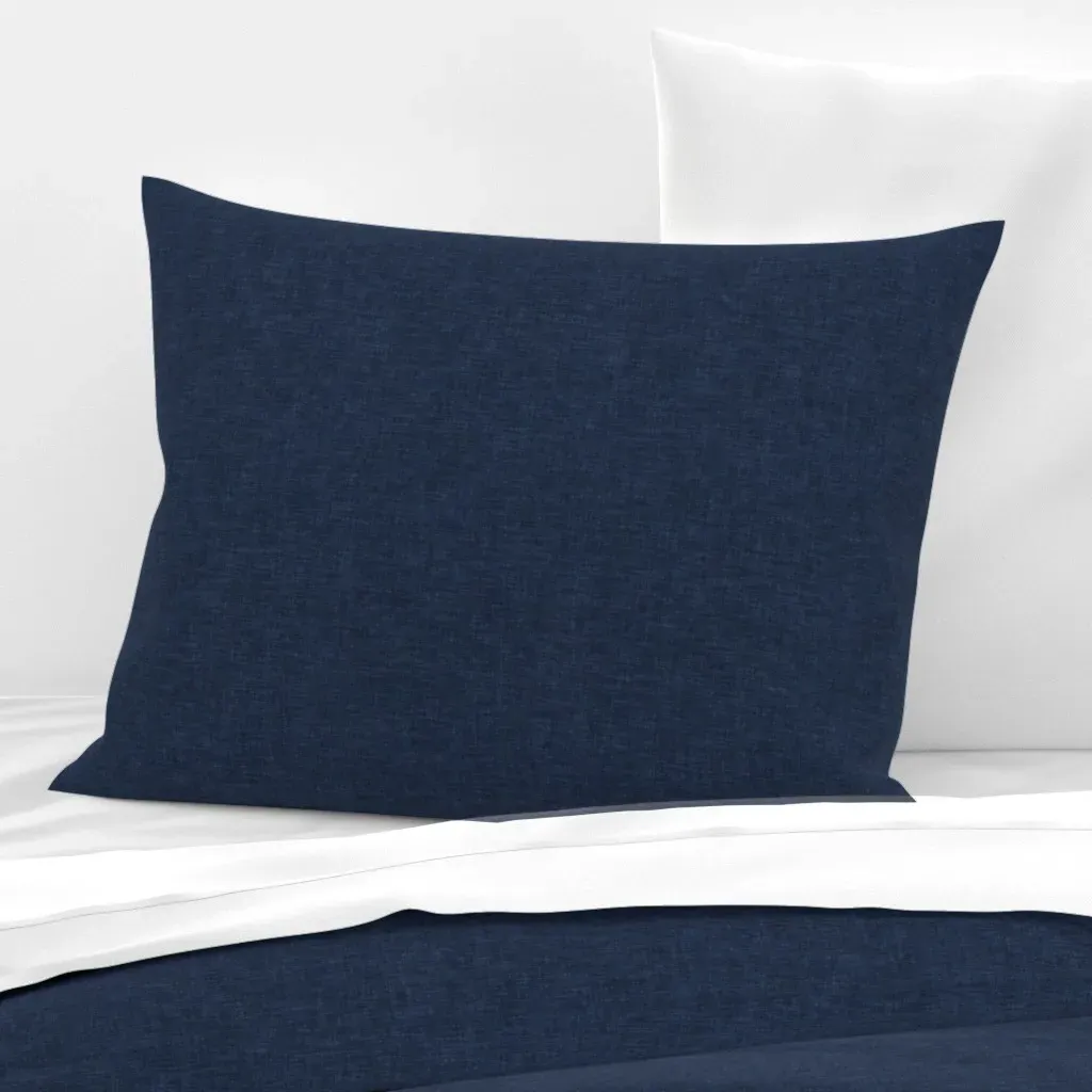 Standard Knife Edge Pillow Cover - Indigo, Cotton Sateen product