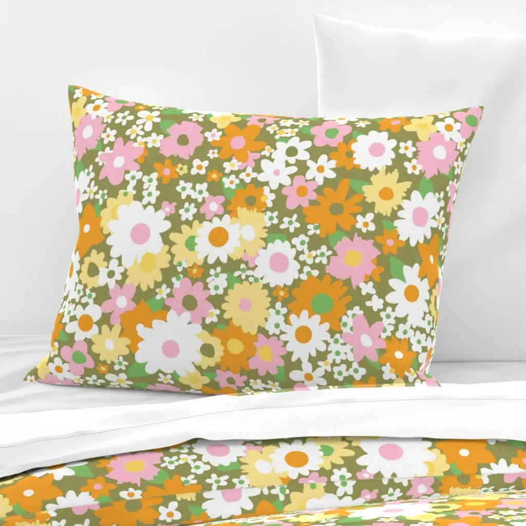 Standard Knife Edge Pillow Cover - White, Cotton Sateen product