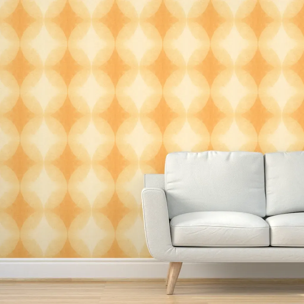 Starburst Peel and Stick Wallpaper - Golden Yellow product
