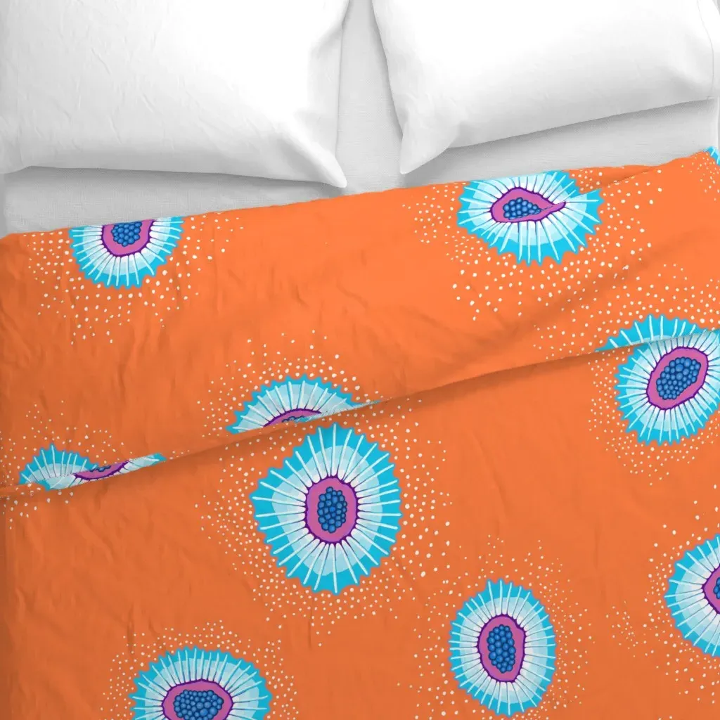 Starfish Duvet Cover - Teal alternate view