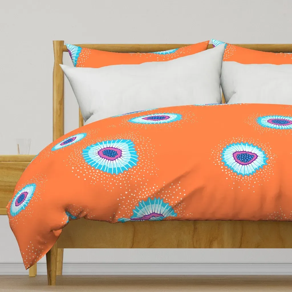 Starfish Duvet Cover - Teal product