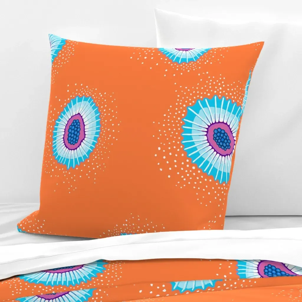 Starfish Euro Pillow Sham - Teal product