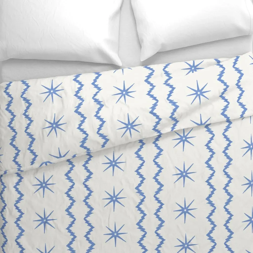 Stars and Stripes Duvet Cover - Indigo Blue alternate view