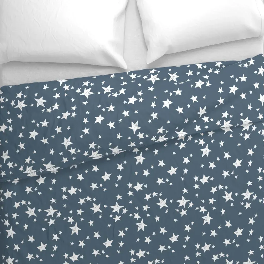 Stars Duvet Cover - White alternate view