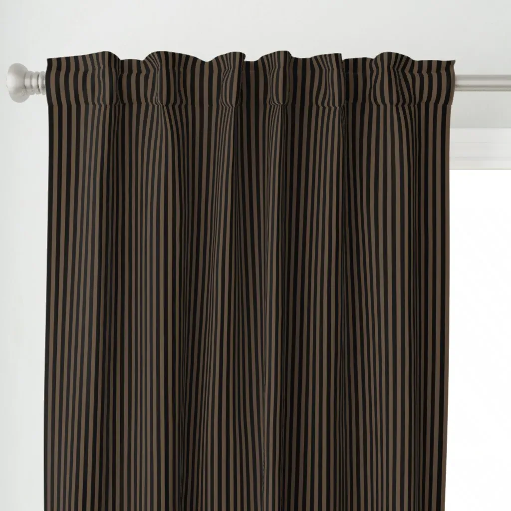 Steampunk Curtain Panel - Brown alternate view