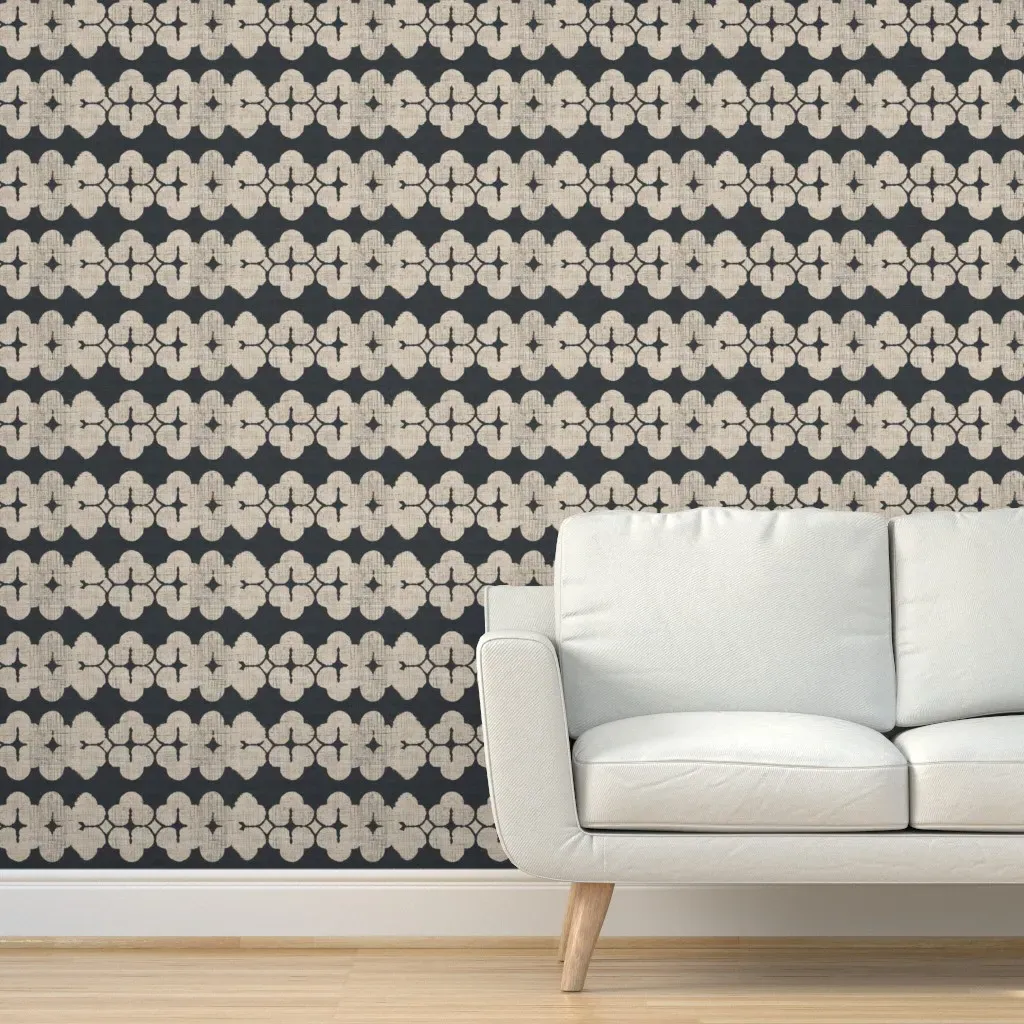 Stella West Cloudy Peel and Stick Wallpaper - Indigo product