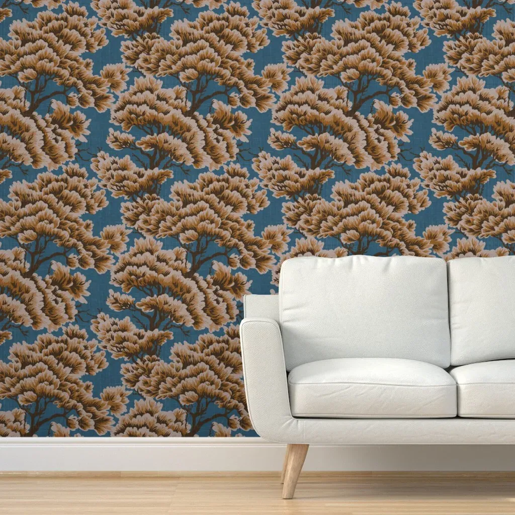 Stella West Crosswoods Peel and Stick Wallpaper - Brown product