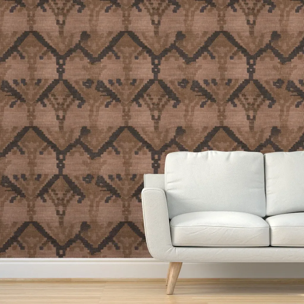 Stella West Delores Peel and Stick Wallpaper - Taupe product