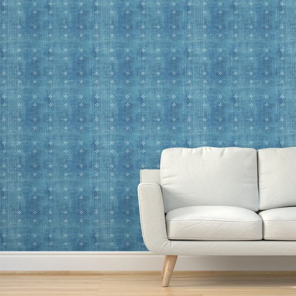 Stella West Diabla Peel and Stick Wallpaper - Indigo product