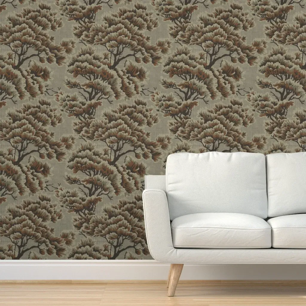 Stella West Dyer Woods Peel and Stick Wallpaper - Brown product