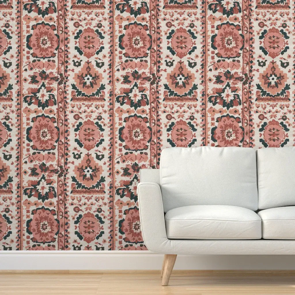 Stella West Nomad Peel and Stick Wallpaper - Dusty Rose product