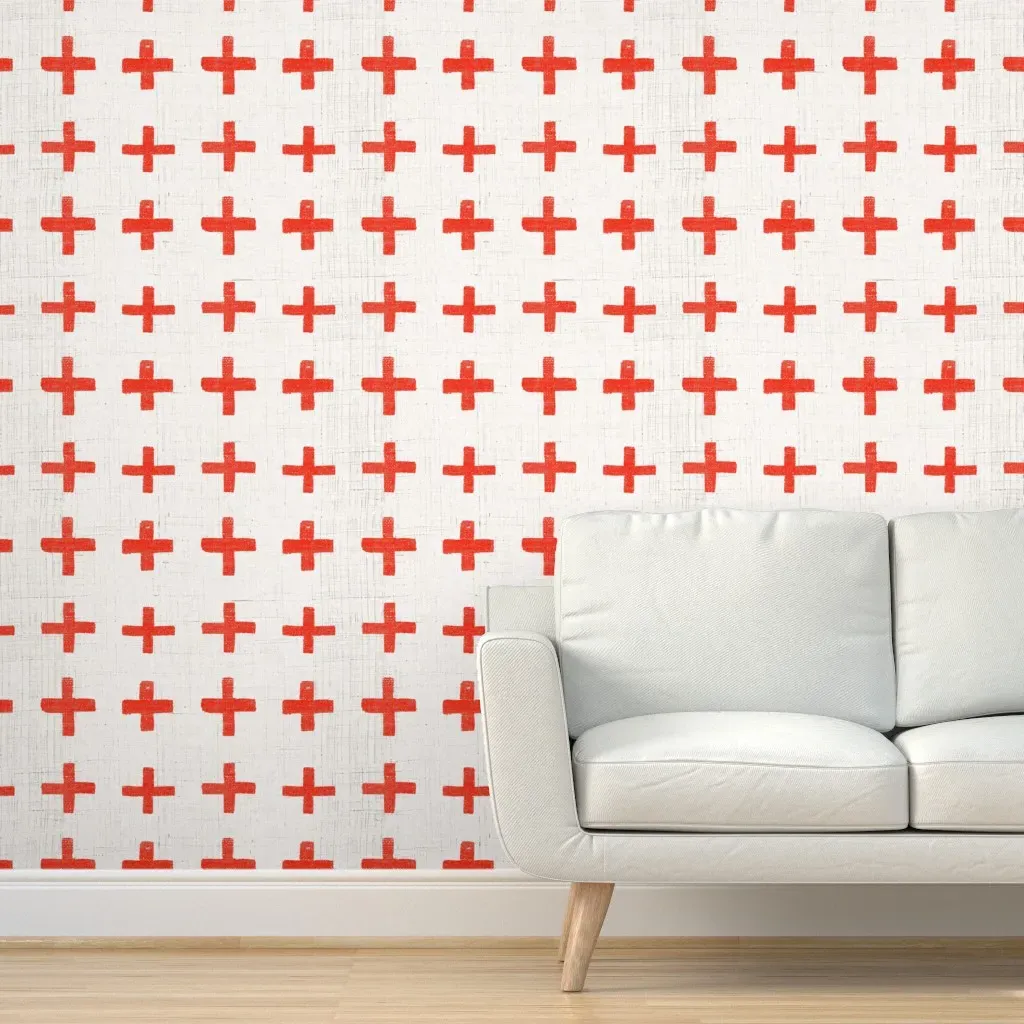 Stella West Rio Peel and Stick Wallpaper - Red product