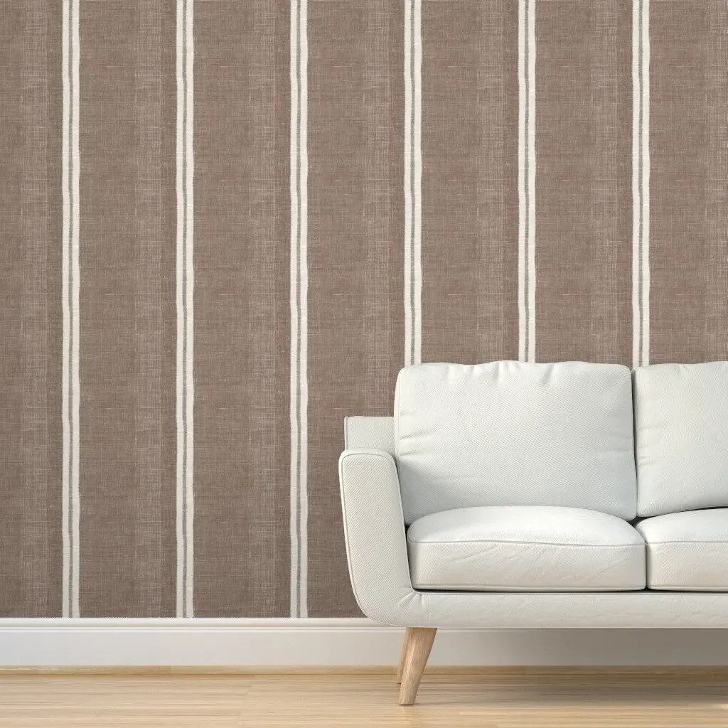 Stella West Saddle Stripe Peel and Stick Wallpaper - Taupe product